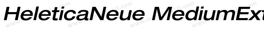 HeleticaNeue MediumExt字体转换